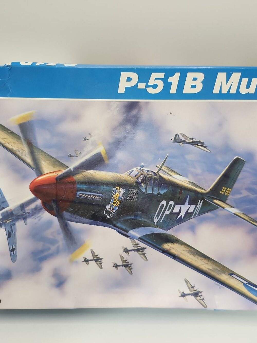 Vintage Revell Monogram P-51B Mustang WWII Fighter Plastic Model Kit 4773 New Op